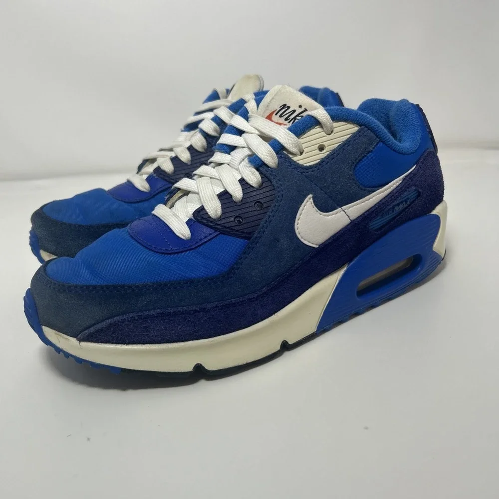 Nike Air Max 90 SE 2 Sneakers Youth Sz 4.5Y, Women's Sz 6 Blue DB4179-400
